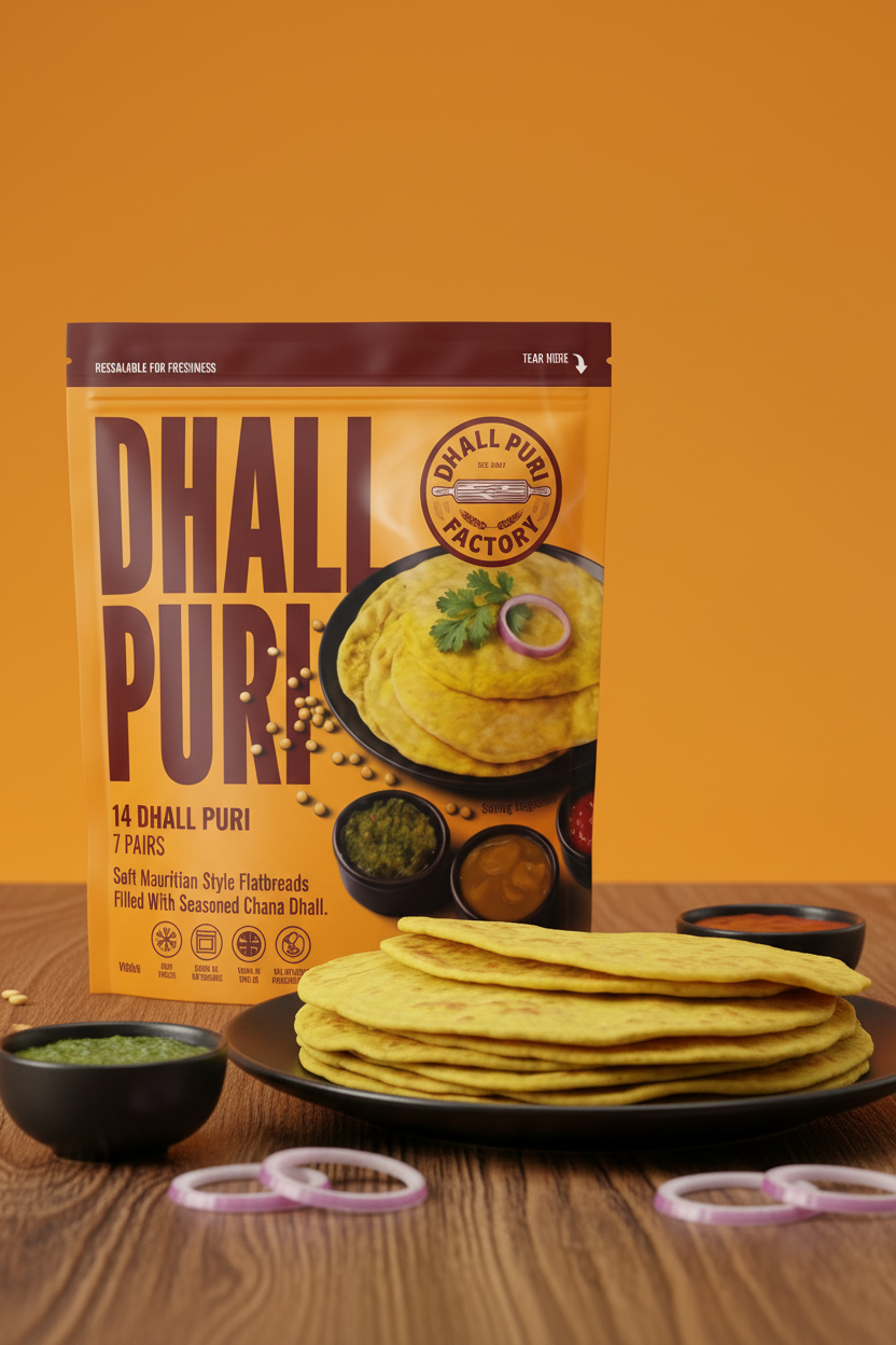 Dhall Puri Product Forward Portrait